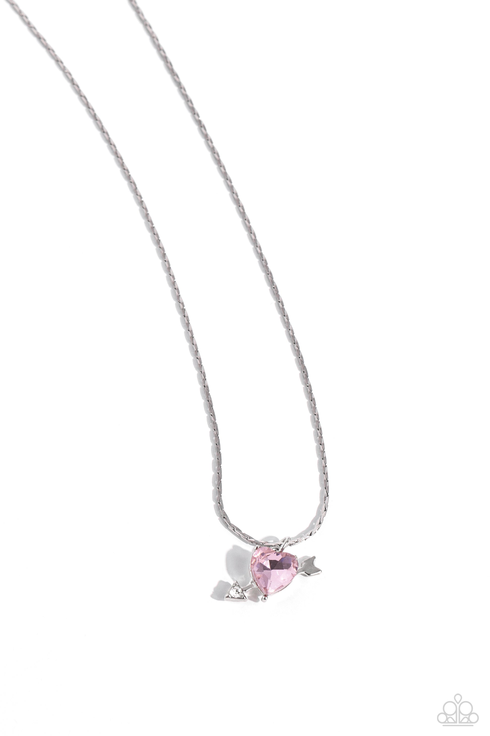 Courting Cupid - pink - Paparazzi necklace