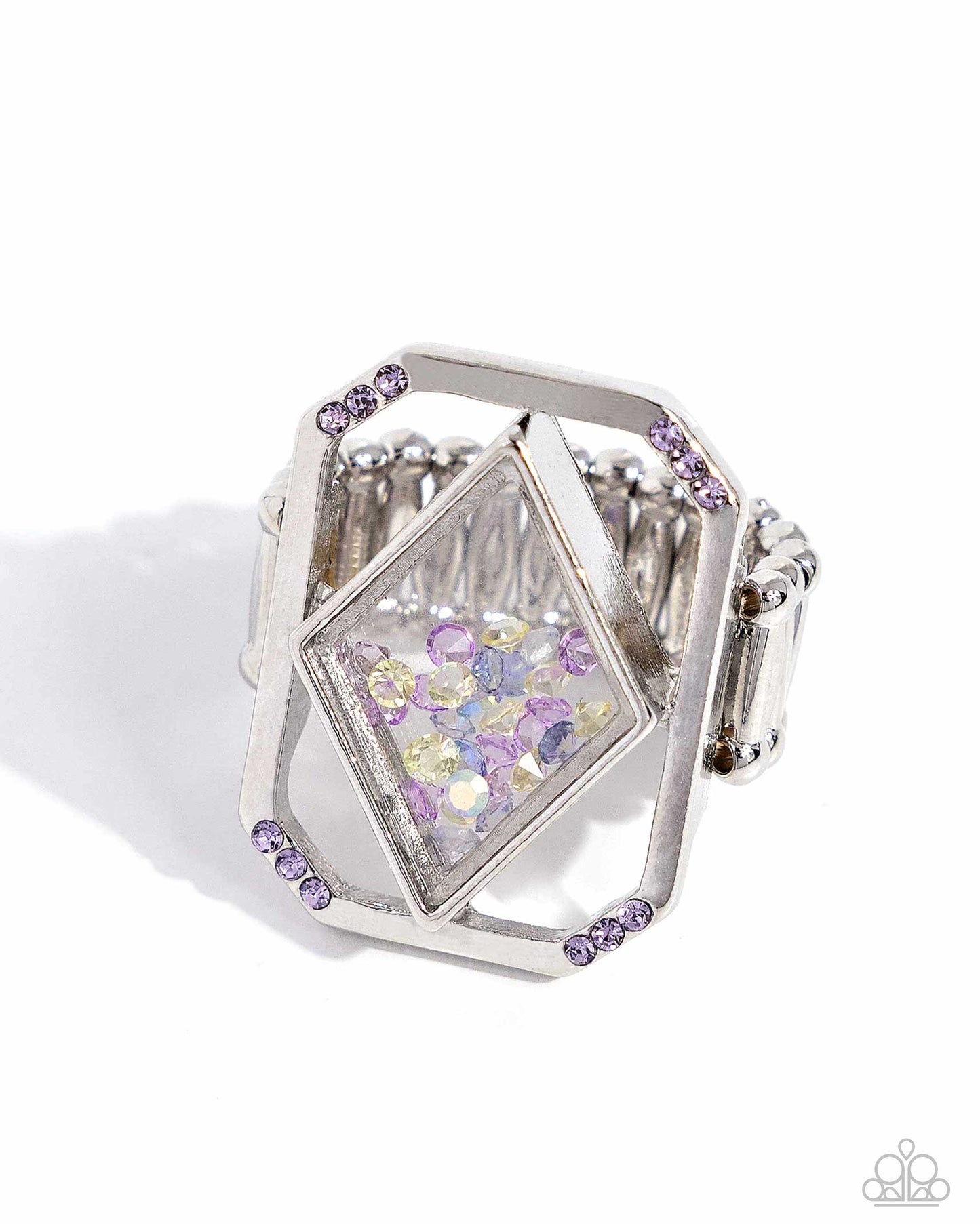 Diamond in the STUFF - purple - Paparazzi ring