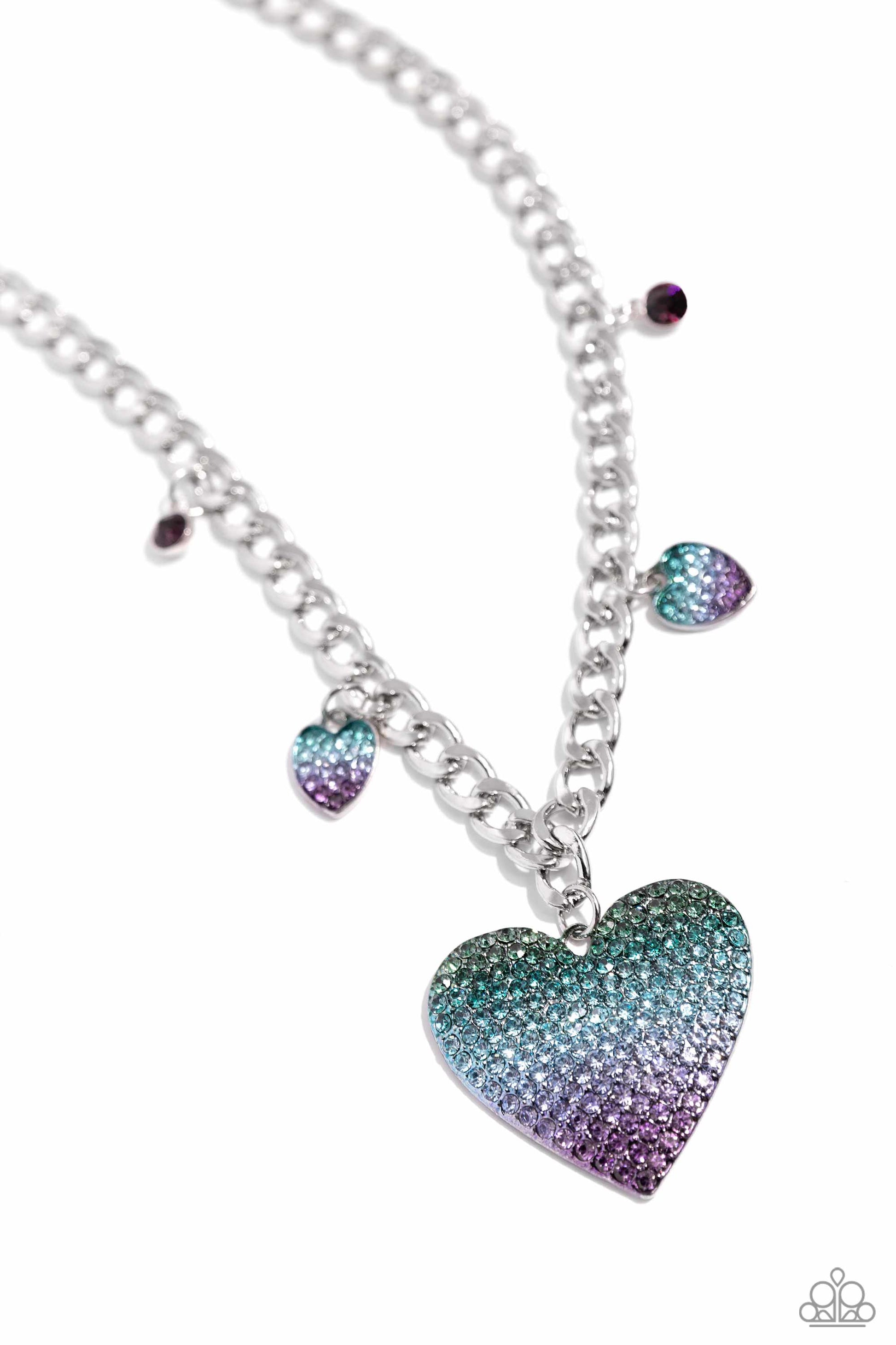 For the Most HEART - multi - Paparazzi necklace