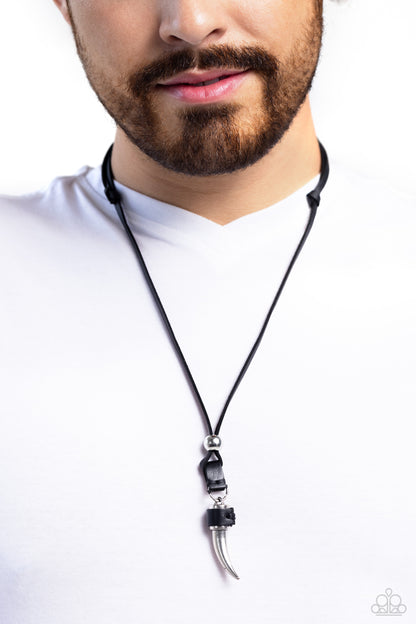 Show Your Claws - black - Paparazzi MENS necklace