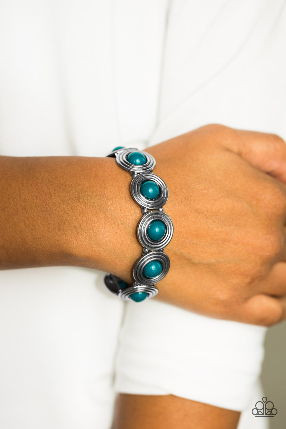 Adventurously Amazon - blue - Paparazzi bracelet
