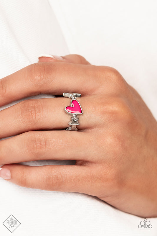 Contemporary Charm - pink - Paparazzi ring