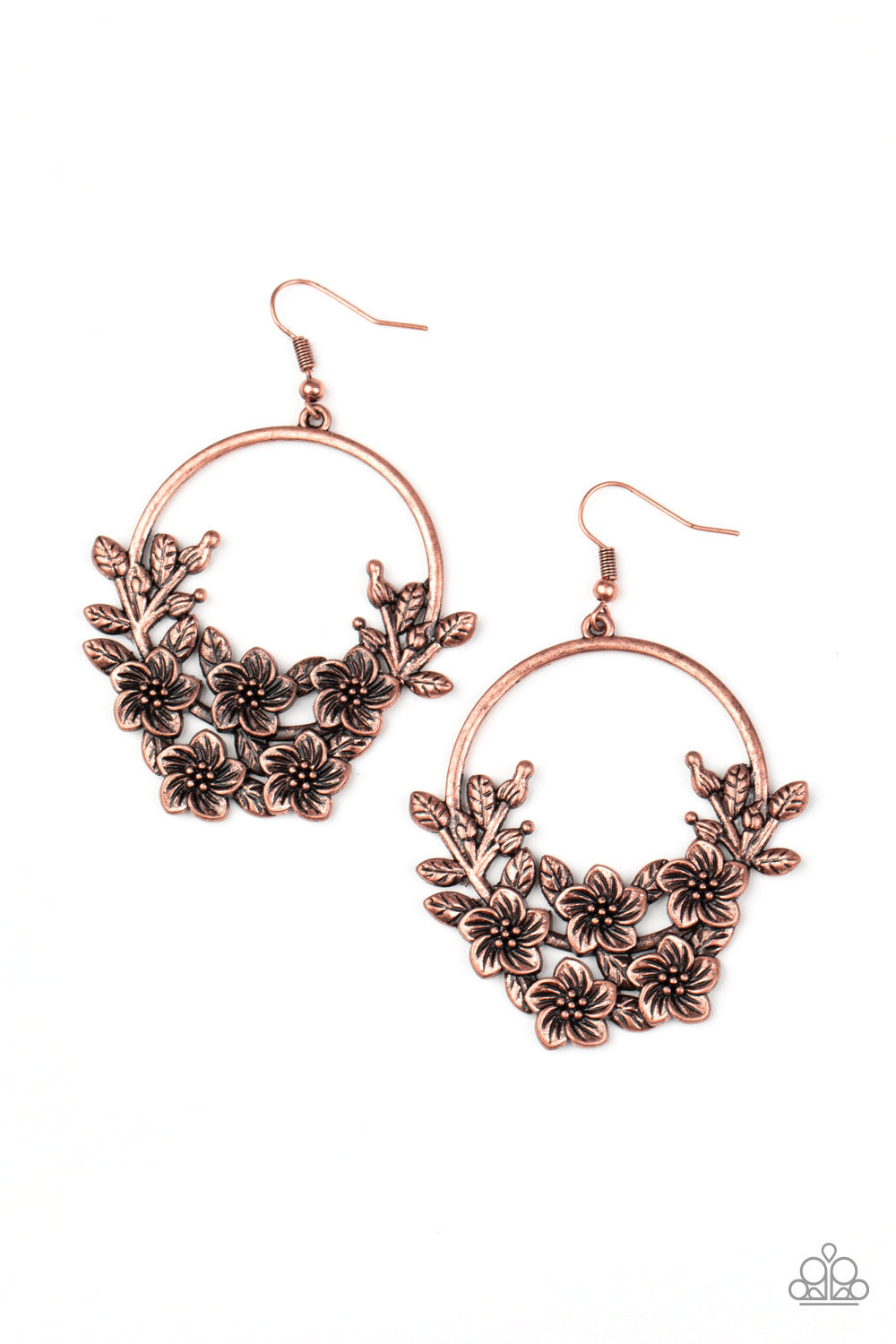Eden Essence - copper - Paparazzi earrings