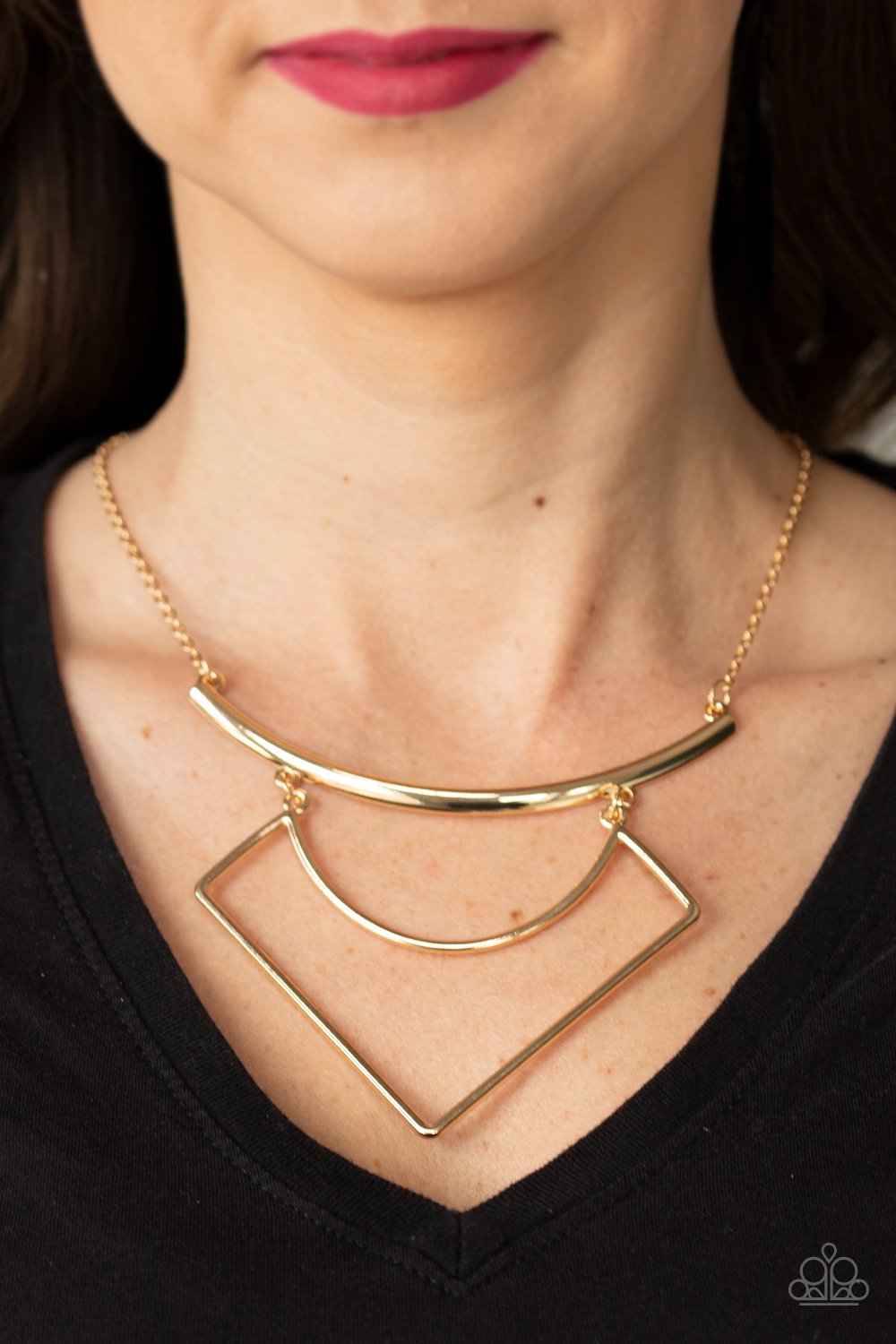 Egyptian Edge-gold-Paparazzi necklace