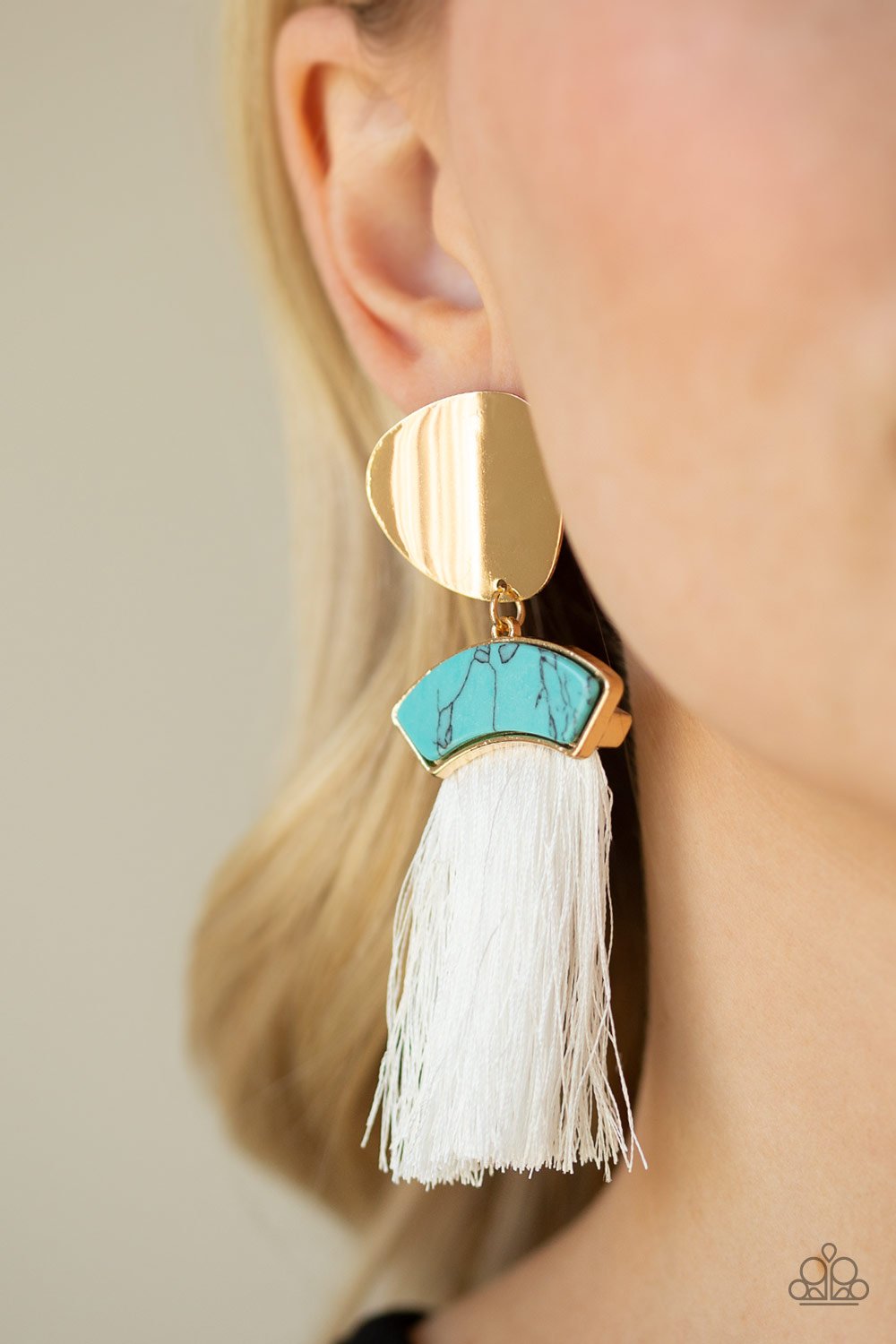Insta Inca-blue-Paparazzi earrings