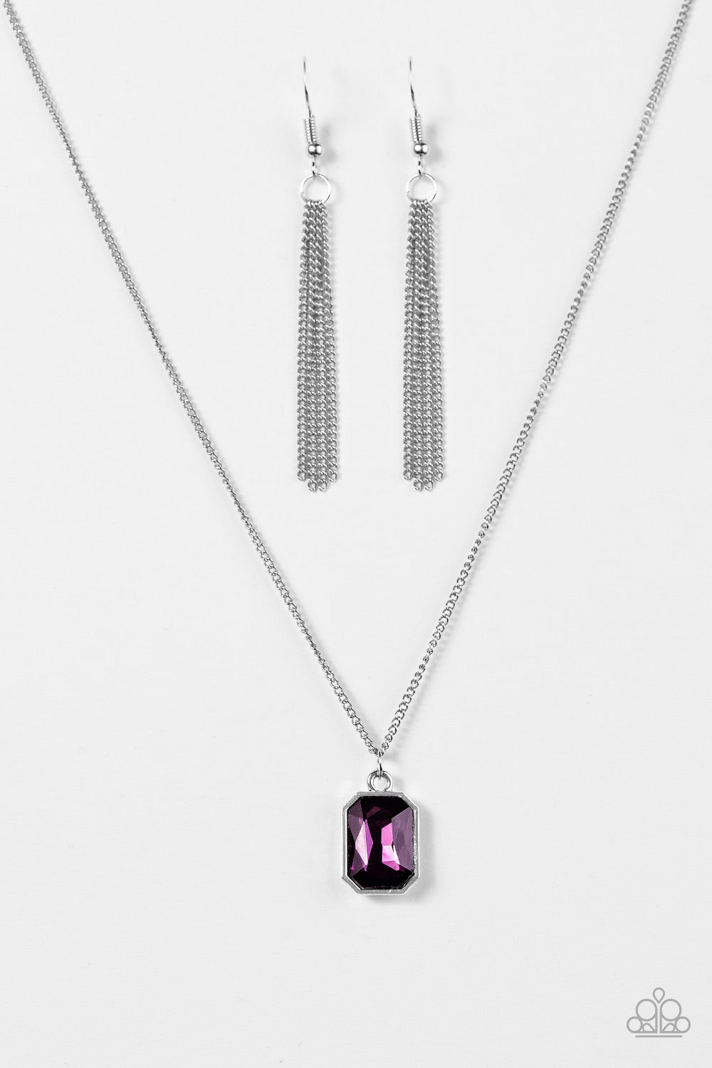 Just My LUXE! - Purple - Paparazzi necklace