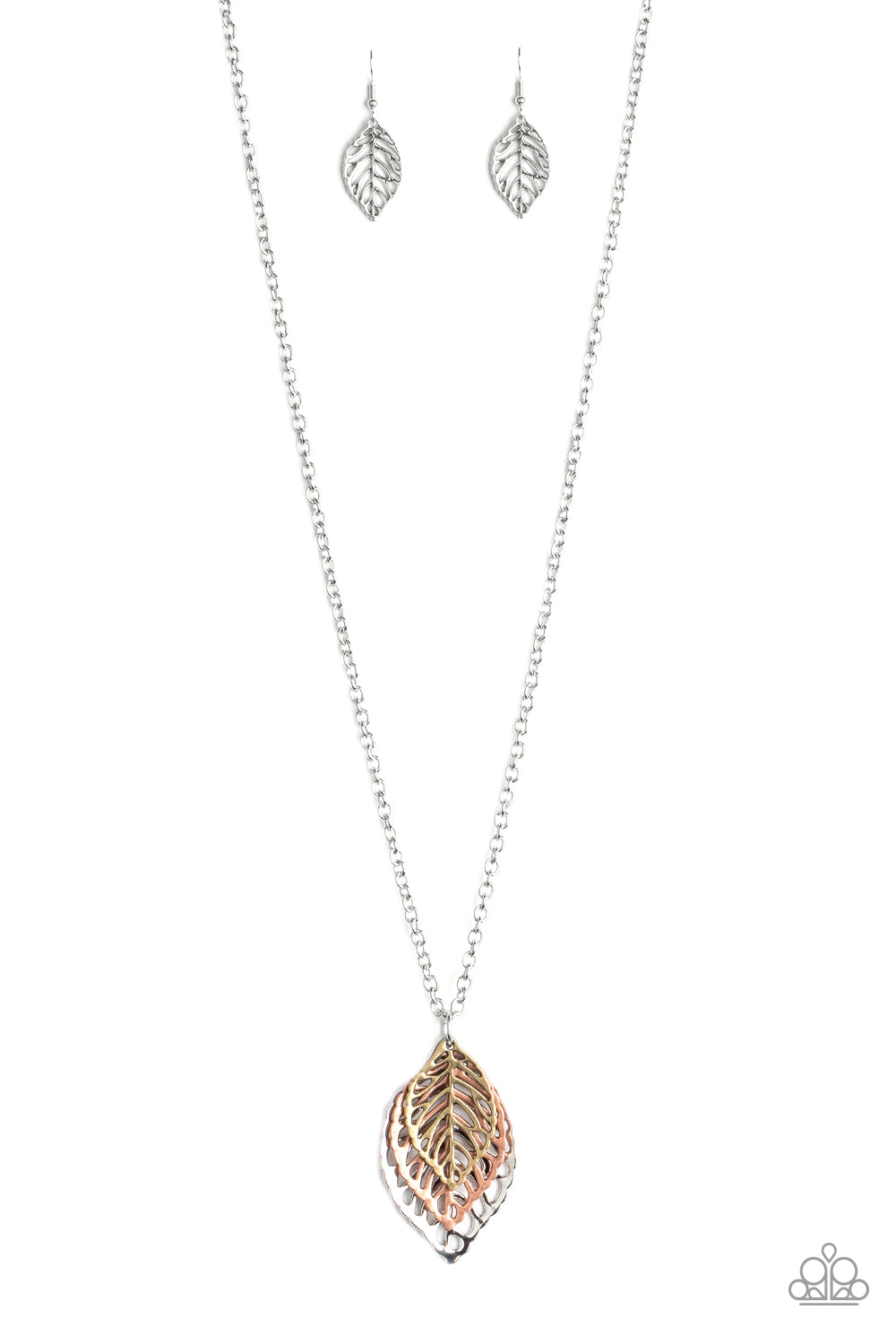 Just Be-LEAF - multi - Paparazzi necklace
