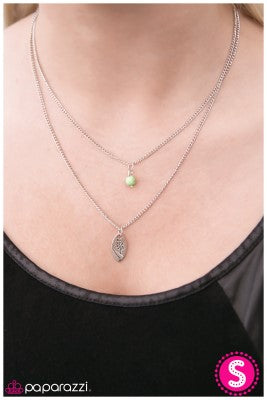 One Tree Hill - Green - Paparazzi necklace