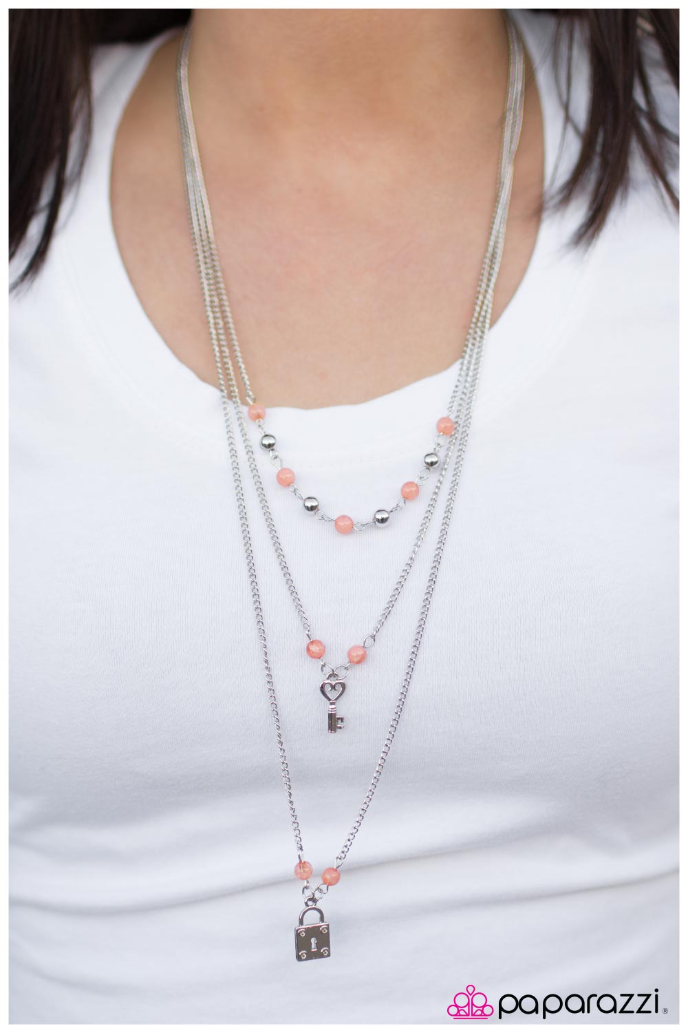 Our Little Secret - Orange - Paparazzi necklace