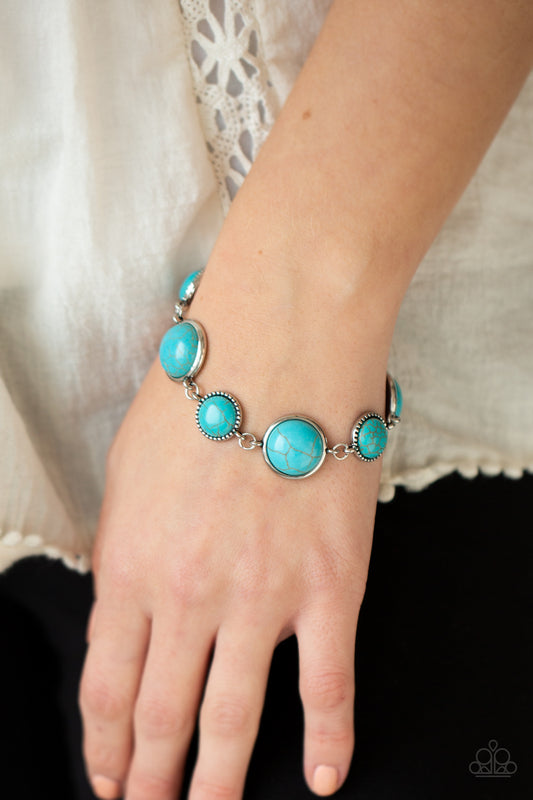 Turn Up The Terra - blue - Paparazzi bracelet